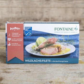 Wildlachs Filet Senf Honig 200g