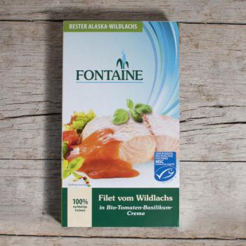 Wildlachs Filet Tomaten-Basil, 200g