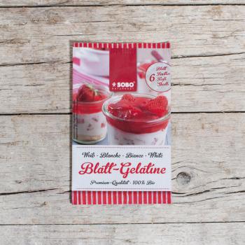 Blattgelatine 6 Blatt