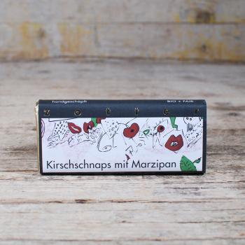 Schoko Kirschbrand mit Marzipan 70g