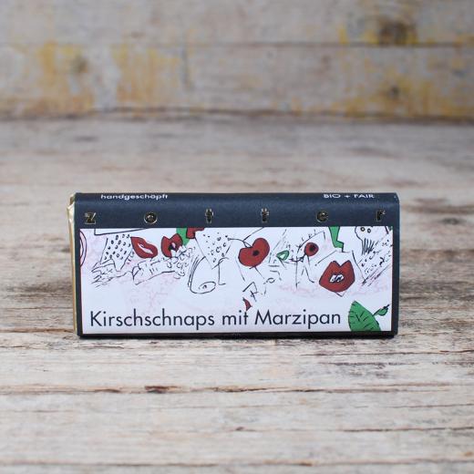 Schoko Kirschbrand mit Marzipan 70g