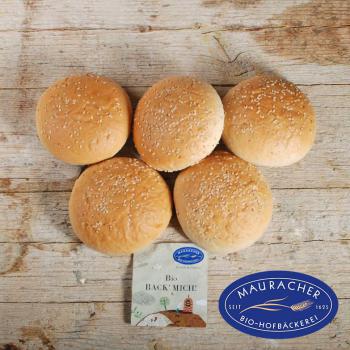 Back' mich! Weizen Burger Brötchen 5 Stück