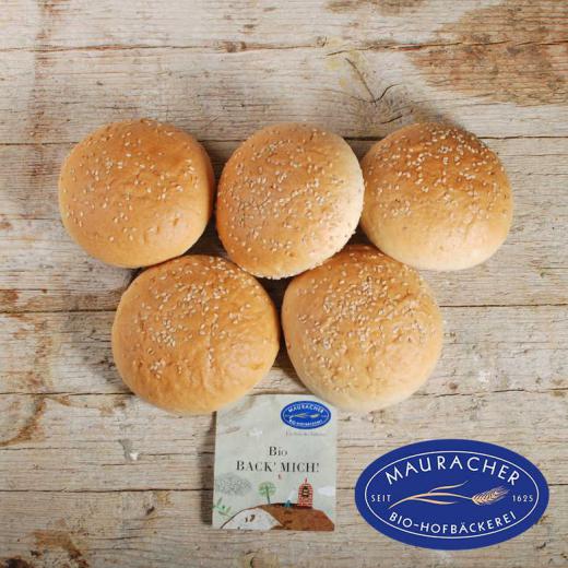 Back' mich! Weizen Burger Brötchen 5 Stück
