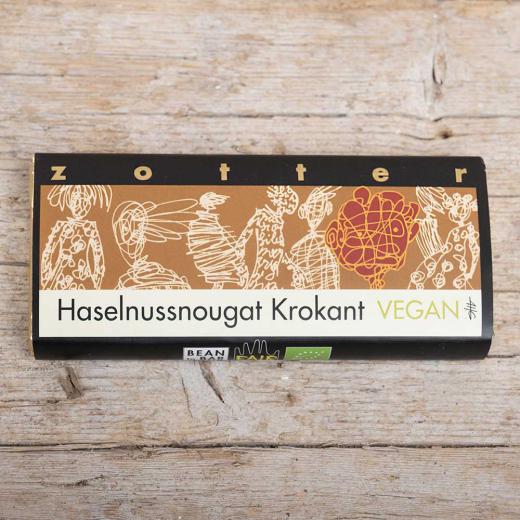 Schoko Haselnussnougat Krokant 70g