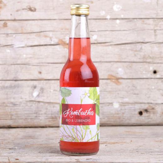 Kombucha Hibiskus-Früchte 330ml
