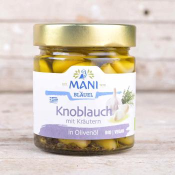 Knoblauch mit Kräutern in Öl 185g 