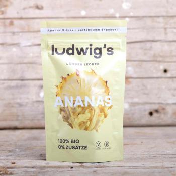 Fruchtsticks Ananas gefriergetrocknet Beutel 10g 