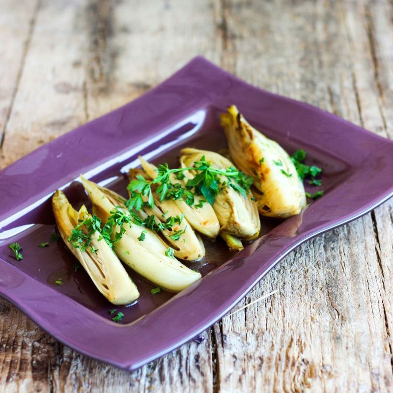 Gebratener Chicorée mit Balsamico