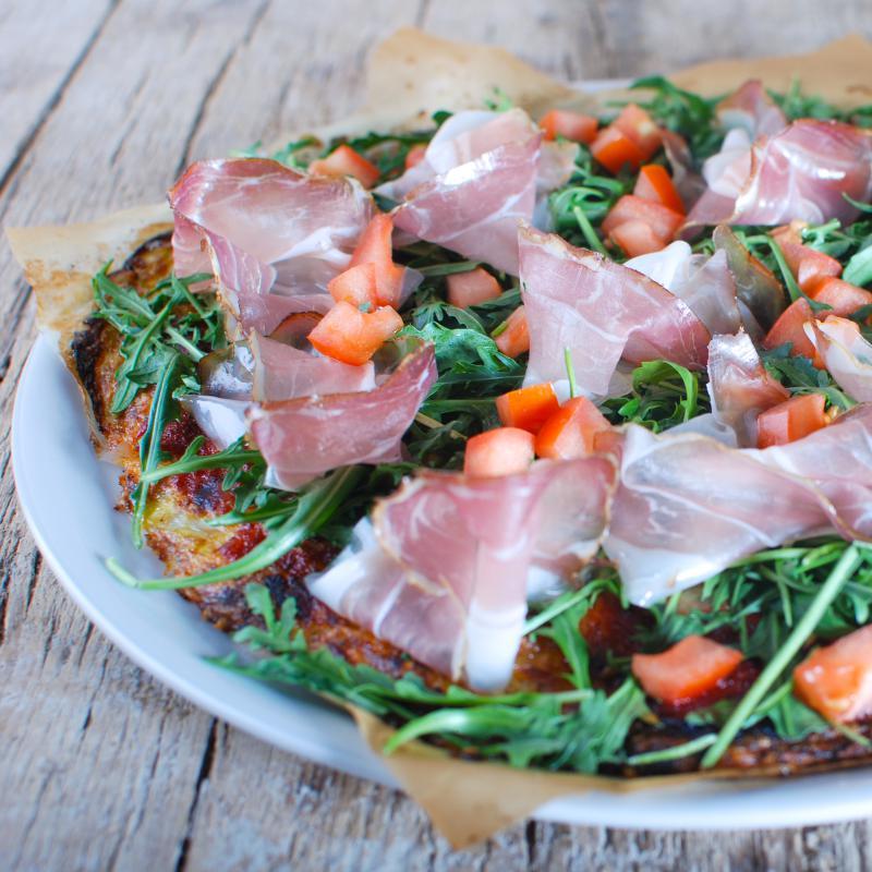 Low-Carb-Karfiol-Pizzaboden