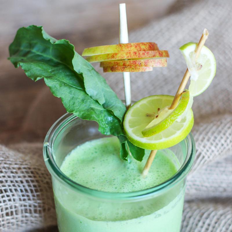 Sauerampfer-Apfel-Smoothie