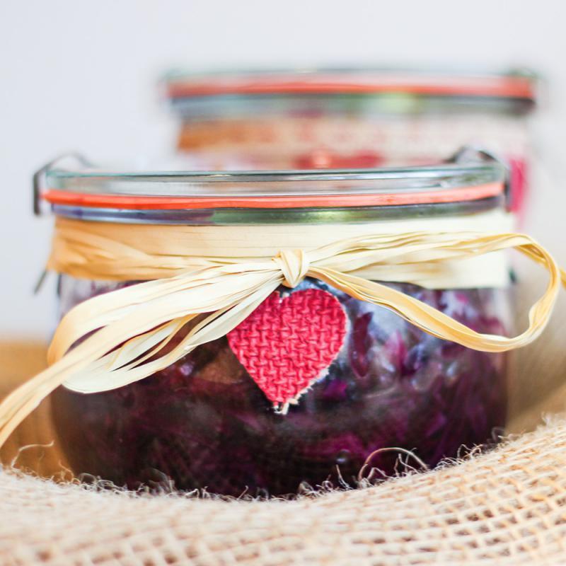 Eingelegtes Blaukraut