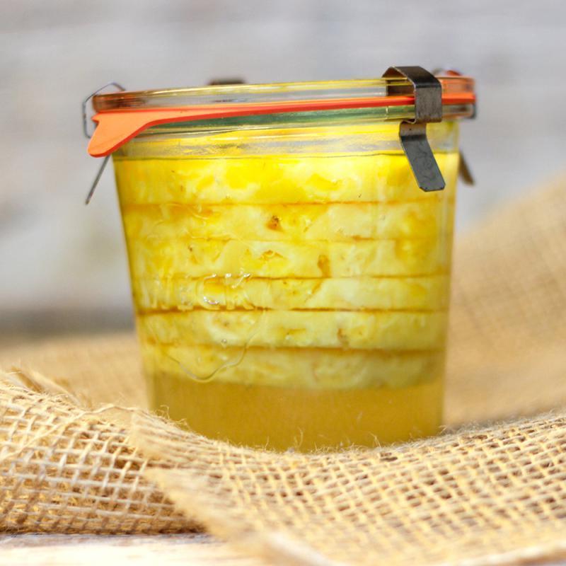 Ananas eingeweckt