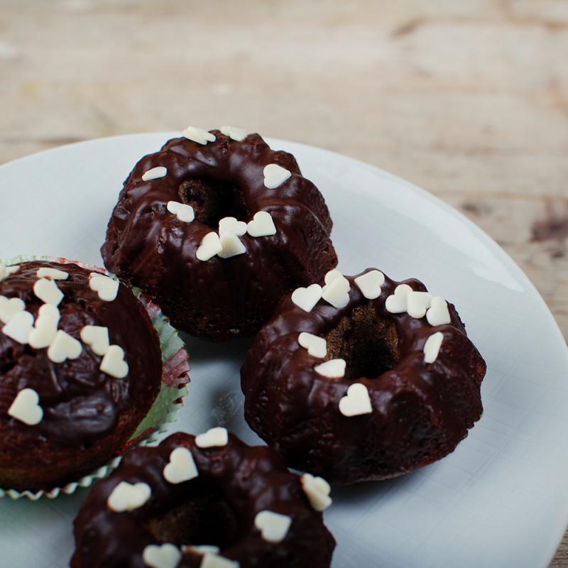 Rotweingugelhupf Muffins