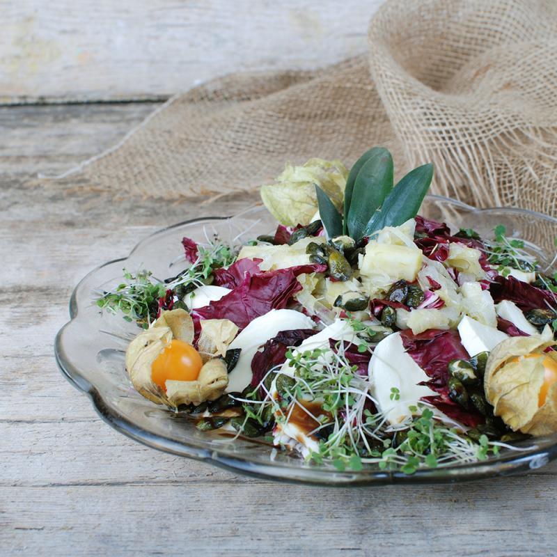 Sauerkrautsalat mit Ananas