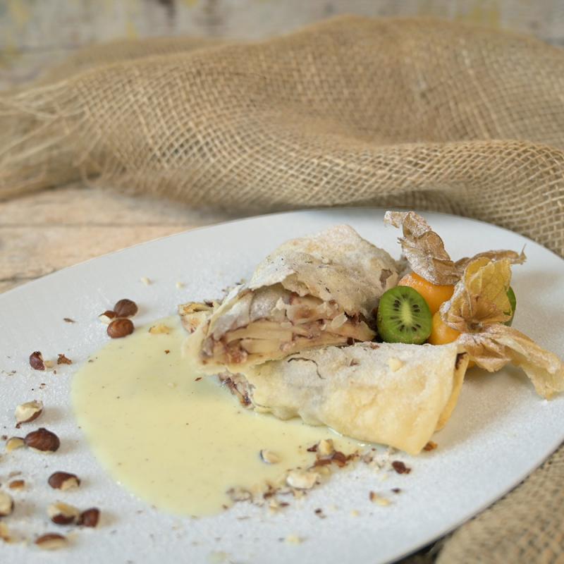 Süße Apfel-Frühstückswraps