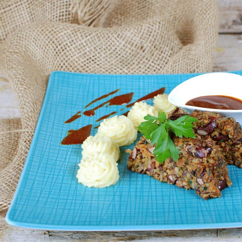 Veganer Linsenbraten