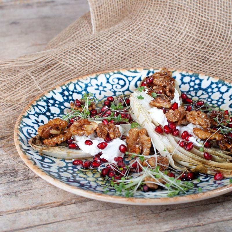Gebackener Chicoreé mit Winter-Topping