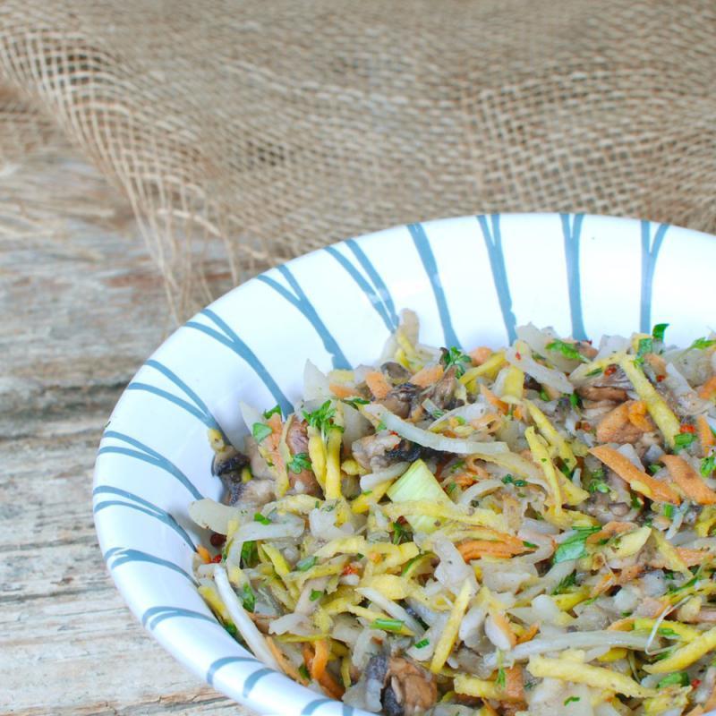 Yacon-Rohkostsalat