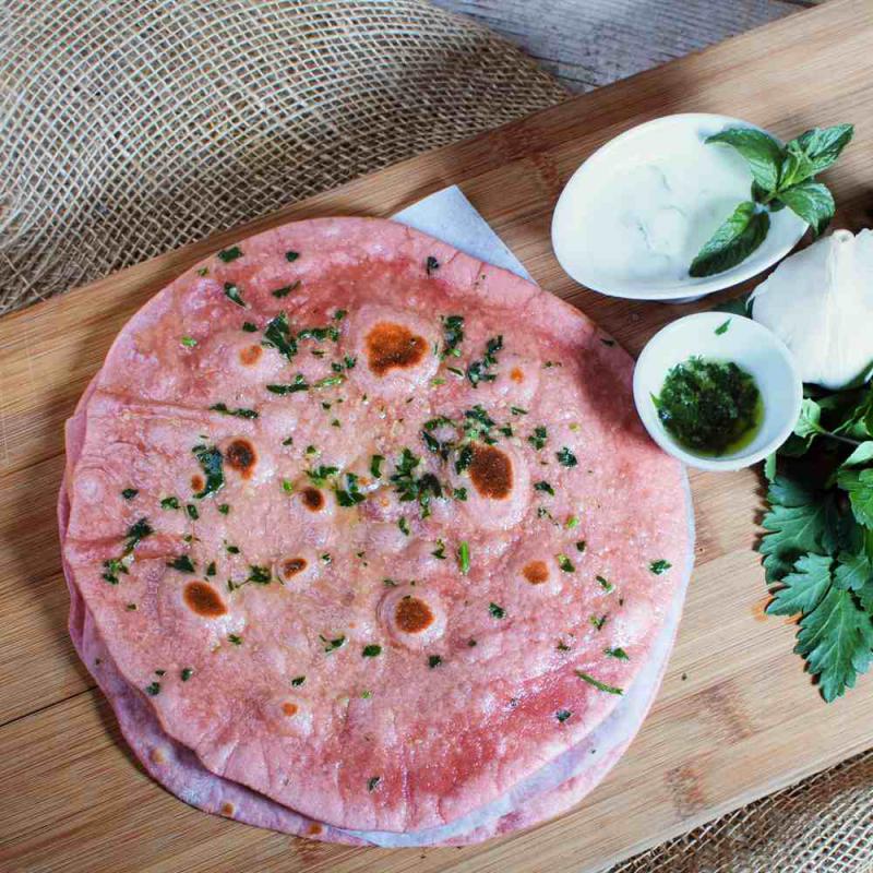 Pinkes Naanbrot 