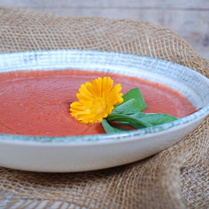 Kalte Tomatensuppe