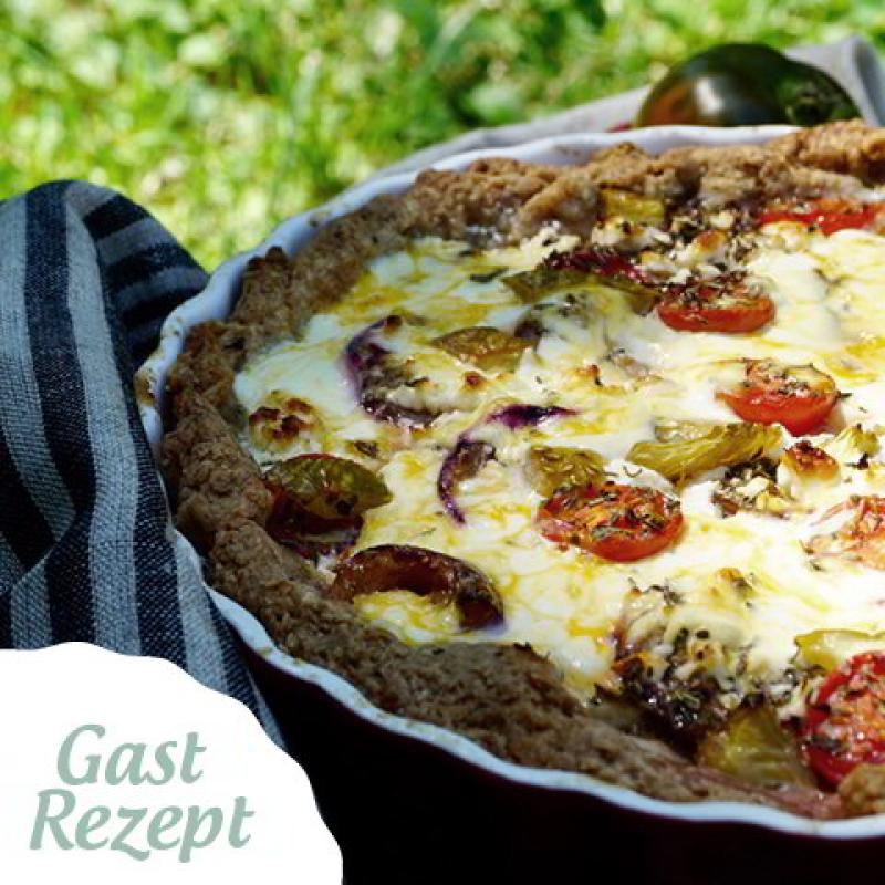 Tarte mit Zwetschke & Tomate