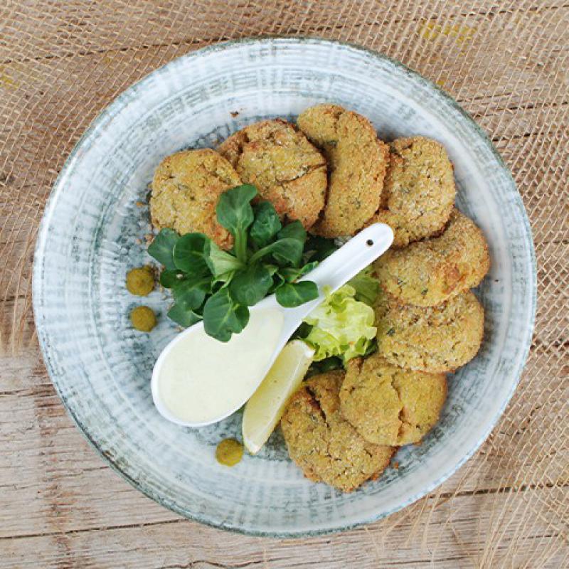 Falafel mit Goldrüben