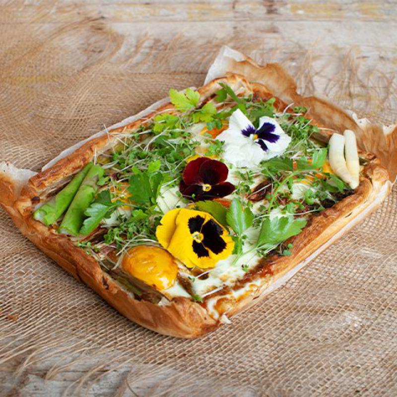 Frühlings-Spargeltarte