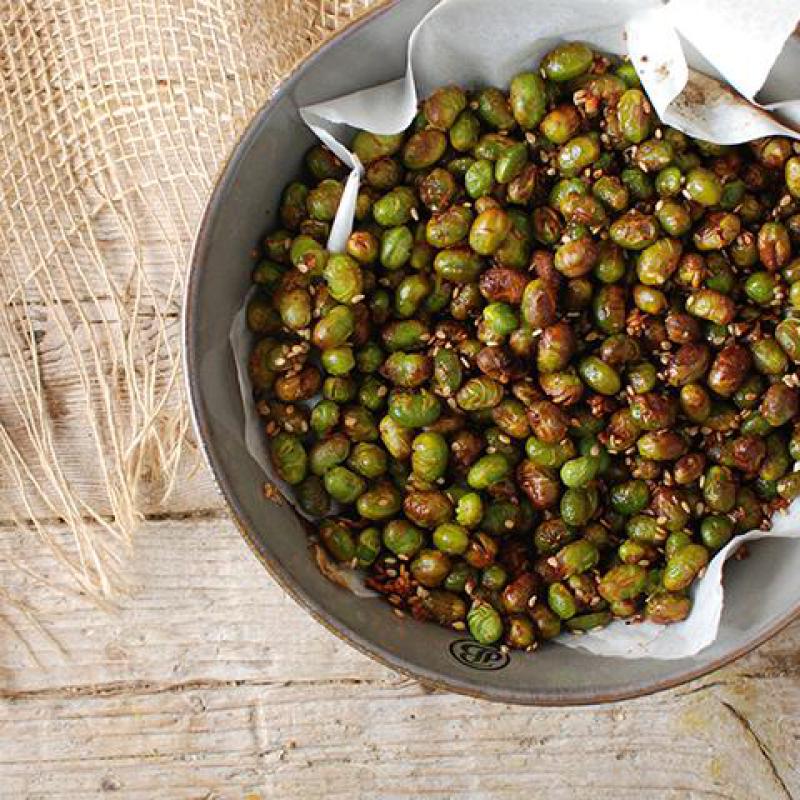 Geröstete Edamame