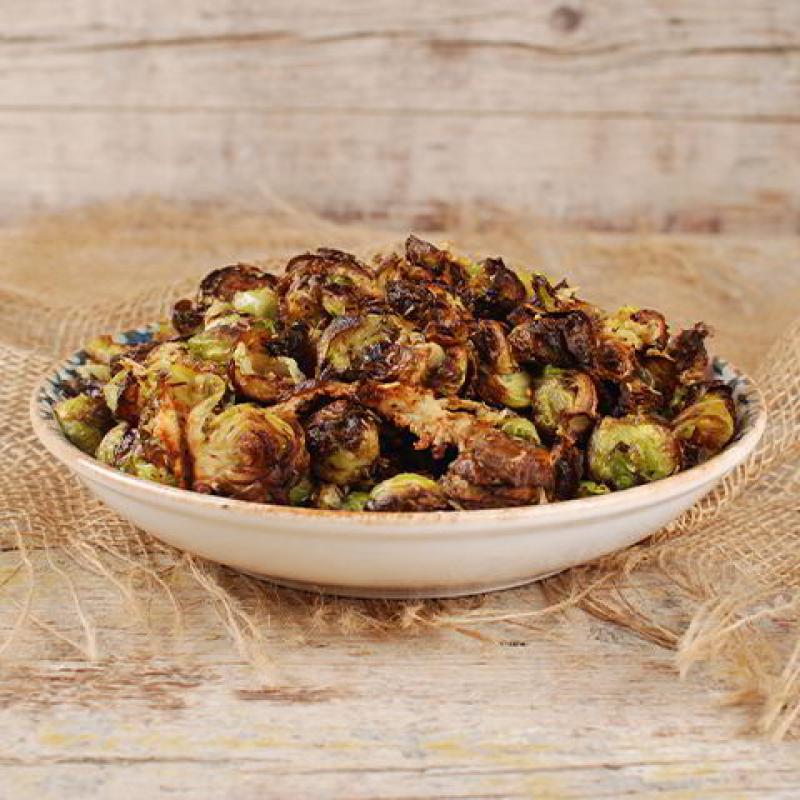 Knusprige Kohlsprossen mit Parmesan