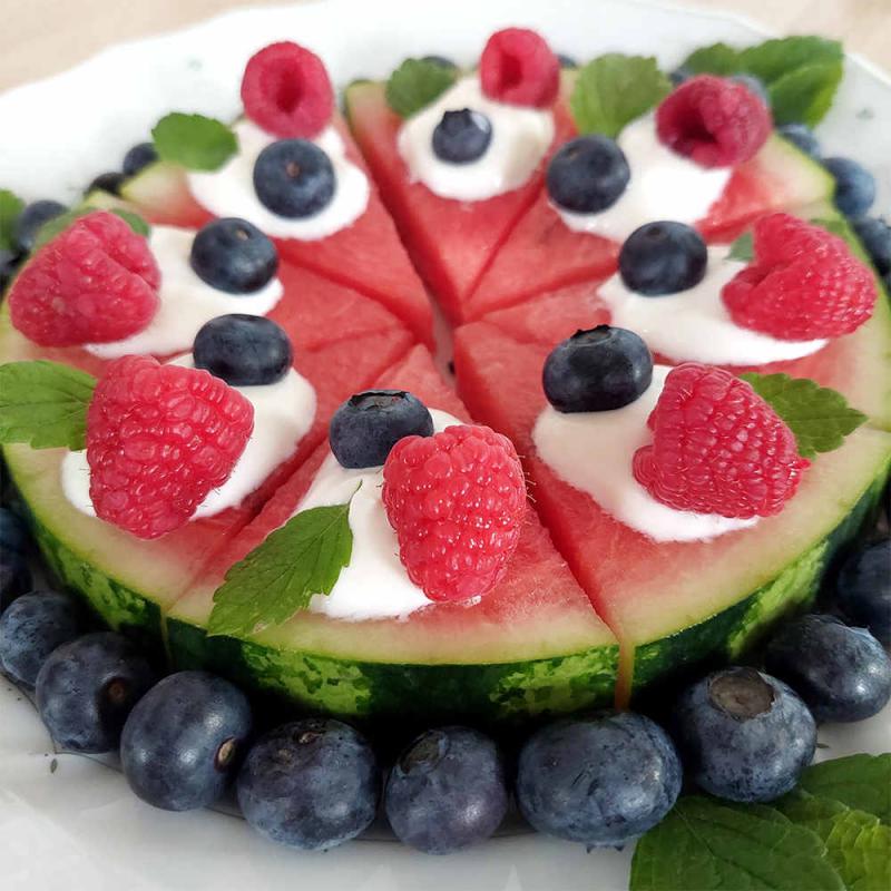 Wassermelonen-Pizza