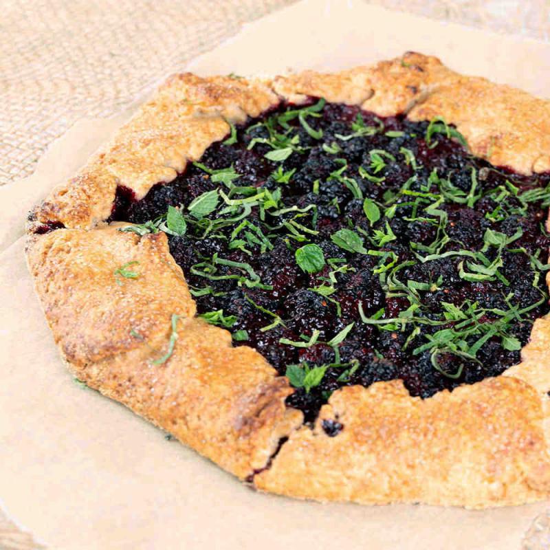 Brombeer-Galette