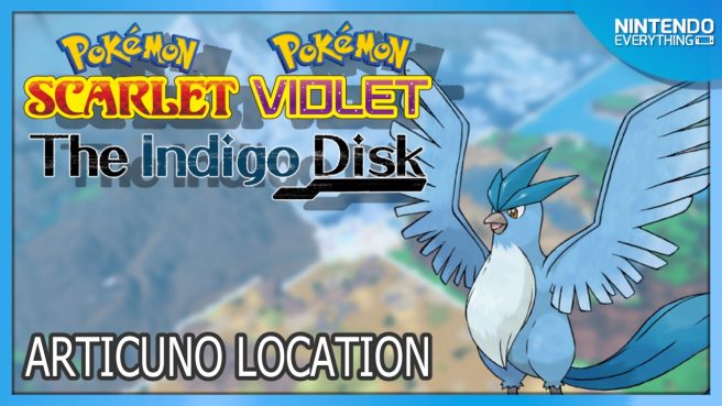 Articuno location Pokemon Scarlet Violet