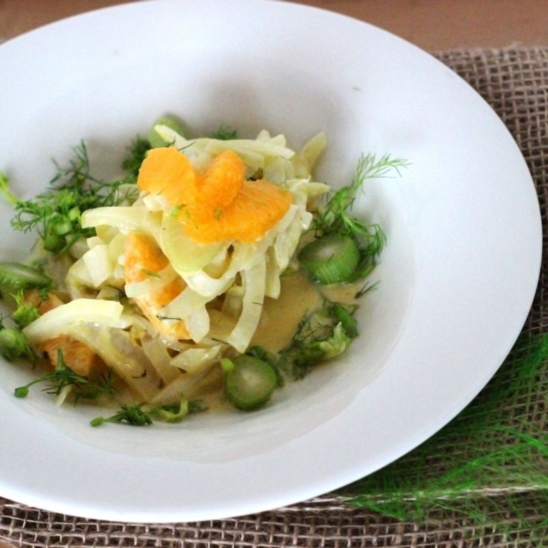 Orangen-Fenchelragout