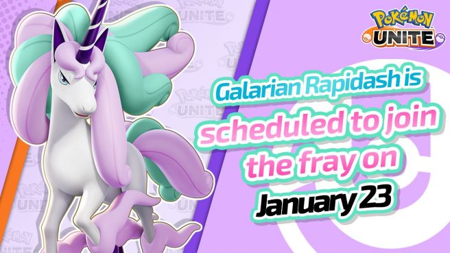 Pokemon Unite Galarian Rapidash