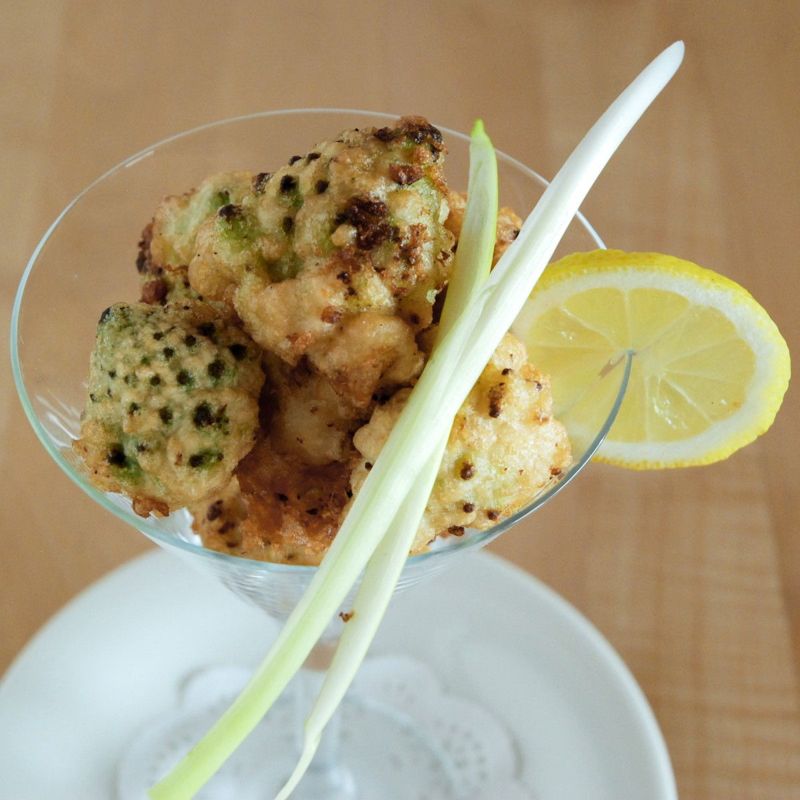 Romanesco im Dinkel-Tempurateig