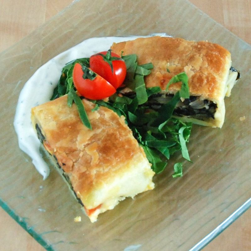 Spinatstrudel